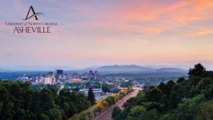 Zoom background Asheville skyline