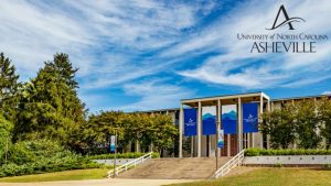 Zoom background Ramsey Library at UNC Asheville