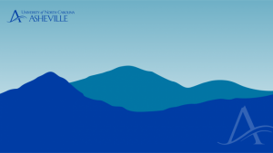 Zoom background mountains graphic