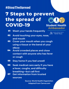 7 steps to prevent the spread of COVID